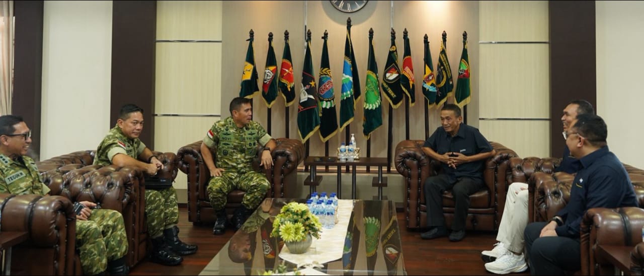 Sinergi Perkuat Ketahanan Pangan, Pangdam XII/Tpr Terima Kunjungan Dewas Perum BULOG