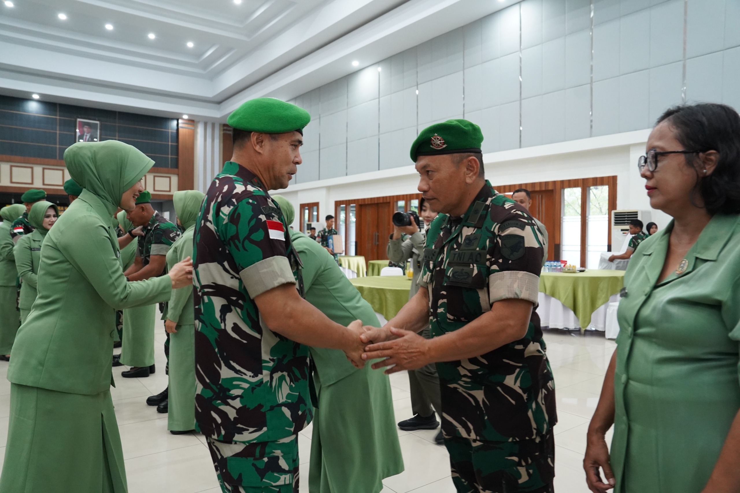 Pangdam XII/Tpr Pimpin Laporan Korps Kenaikan Pangkat Perwira Periode 1 Bulan April 2026